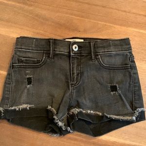 Abercrombie kids girls midi short, black